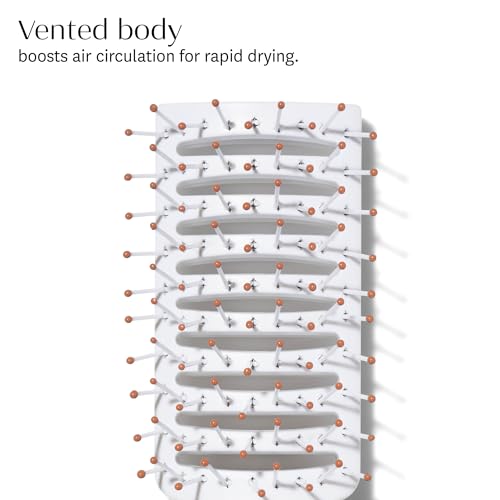 T3 Dry Vent Hair Brush, White - Image 3