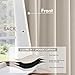 MIULEE 100% Blackout Curtains 96 Inch Long 2 Panels Set for Bedroom, Thick Faux Linen Black Out Curtain Room Darkening Back Tab Pleat Floor to Ceiling Window Drapes with Hooks for Living Room, Beige