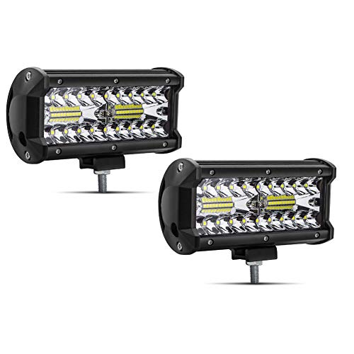Safego 7" 120W Luz de Trabajo LED Foco Led Coche 9600LM Spotlight...