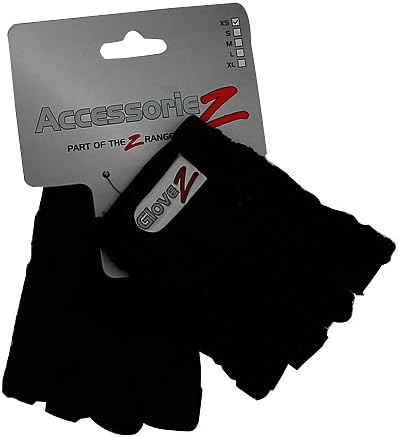 Accessoriez Kids Fingerless Cycling Gloves - Black, Small