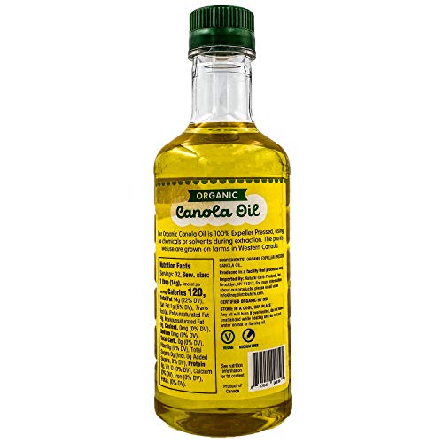 image for Natural Earth Products - Organic Canola Oil Expeller Pressed - Vegan, 