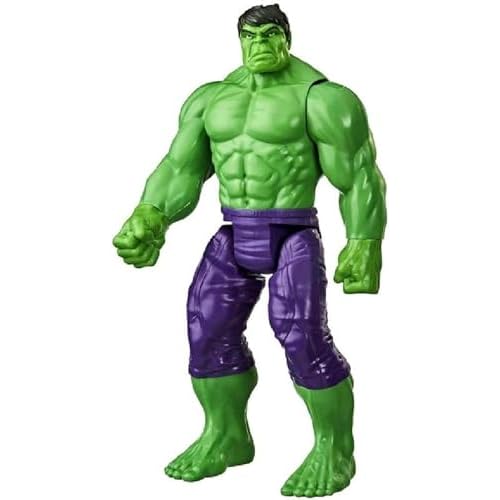 Figura de acción de lujo de Hulk de Marvel Avengers Titan Hero Series Blast Gear, juguete de 30 cm, para niños a partir de 4 años