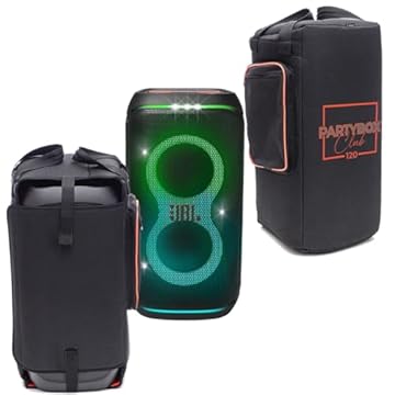 Capa Case P/Caixa De Som Jbl Partybox Club 120 Acolchoada Triboshop - Anti Impactos, Acolchoada, Resistente a agua Reforçada Premium