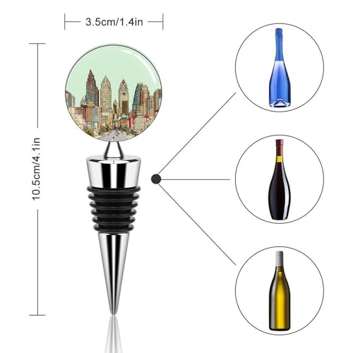 Bouchons de bouteille Austin Texas réutilisables pour anniversaire