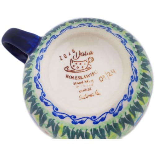 Polmedia Polish Pottery Mug 13 oz Diseño Spring Fun miniatura 4