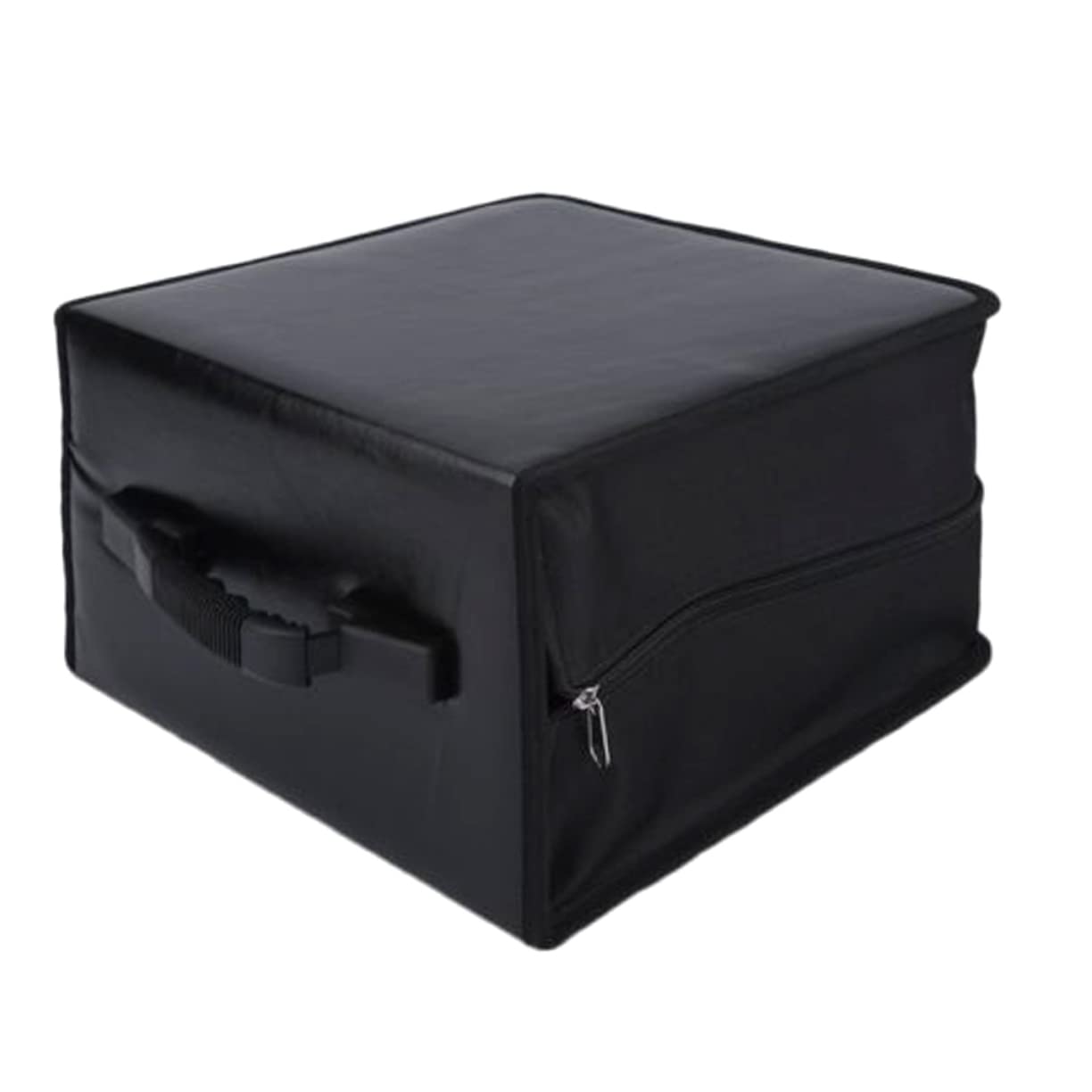 MAGICLULU Porta CD e Dvd Portatile Capacità di 400 Dischi, Esterno Resistente in Pu e Tessuto, Manico Comodo per Trasporto Facile