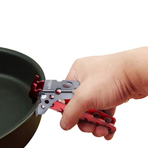 VORCOOL Camping Pot Pan Gripper Bowl Gripper Aluminum Bowl Pot Gripper Anti-hot Handle Clip Gripper Dish Gripper Clamp Clip Retriever Heat Insulation Kitchen Tools - Image 2