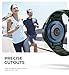 Dexnor for Samsung Galaxy Watch Active 2 Band 44mm, New Upgrade [Raised Bezel & Snap-on] Rugged Shockproof Case with Adjustable Strap Band for Galaxy Watch Active 2 [44mm] 2019 Release, Army Green