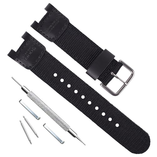 Correa de reloj de nailon premium para Casio SGW 100 SGW 200 PAS 400B GW 3000B GW 3500B Twin Sensor Reloj deportivo para hombre   Correa de cuero de repuesto Pathfinder PRS 400B 2V PAS410B 5V para