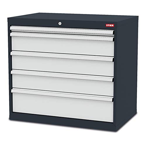 STIER Schubladenschrank mit 5 Schubladen, BxTxH 900x575x820 mm...