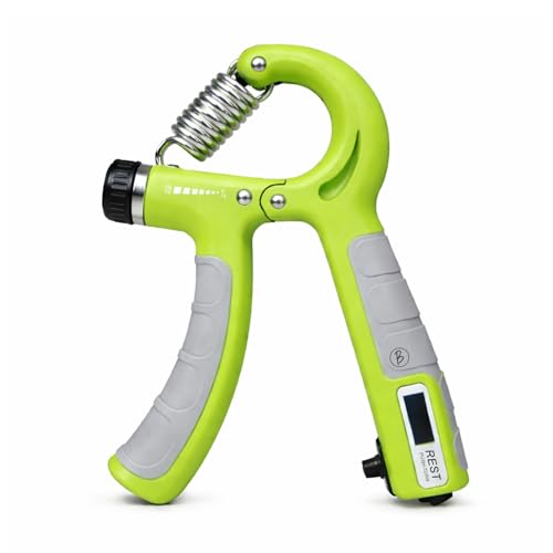 Image of Btag Hand Gripper with Counter - Adjustable Grip Strengthener, 60 KG Capacity for Forearm, Wrist & Finger Workout Men & Women (Green)