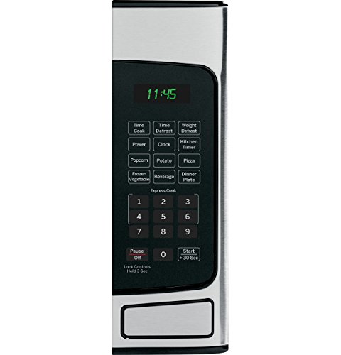 GE JESP113SPSS Countertop Microwave Oven | 1.1 Cubic Feet Capacity, 950 Watts | Kitchen Essentials for the Countertop or Dorm Room | Stainless Steel - Image 4