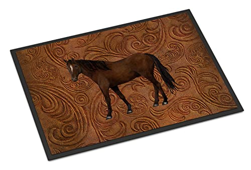 Caroline's Treasures SB3066JMAT Horse Indoor or Outdoor Mat, 24 inches x 36 inches, Multicolor, Multicolored, 24H x 36W