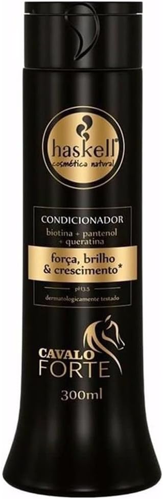 HaskellLinha Cavalo Forte - Condicionador 300 Ml - (Strong Horse Collection - Conditioner 10.14 Fl Oz)