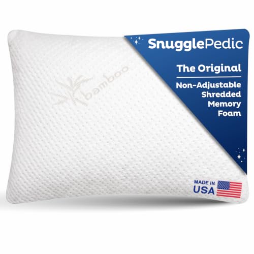 Snuggle-Pedic Shredded Memory Foam Pillow - The Original Cool...