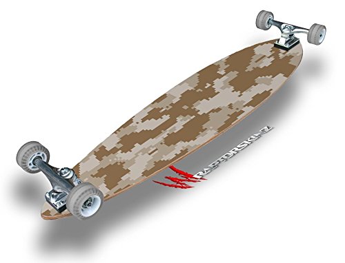 WraptorCamo Digital Camo Desert - Decal Style Vinyl Wrap Skin fits Longboard Skateboards up to 10