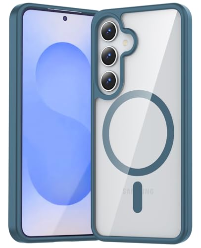 Coque Samsung Galaxy S25 Plus protection de qualité militaire bleue