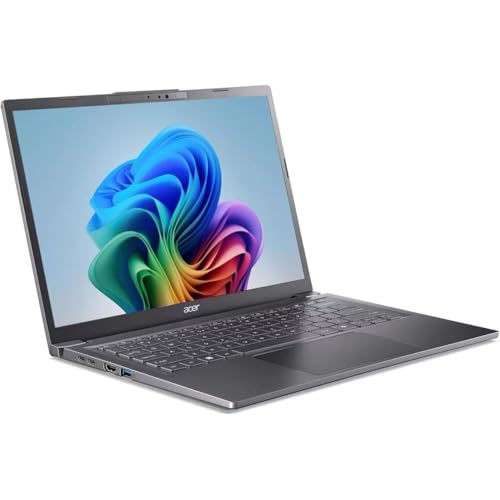 Image of acer Aspire 14 Laptop, 14 inch WUXGA (1920 x 1200) Display, Intel Ultra 5-226V, AI Copilot+PC, 16GB LPDDR5X RAM, 1TB SSD, Windows 11 Home, ‎Gray, TWE Wireless Earbuds
