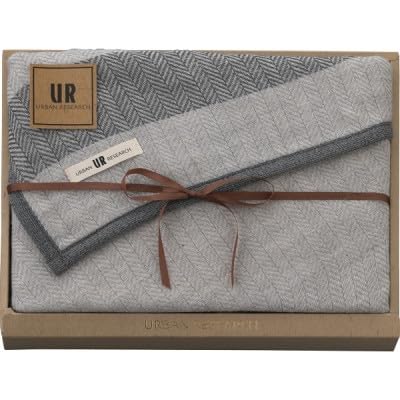 (ギフト包装対応)アーバンリサーチ 国産五重織ガーゼひざ掛け