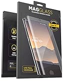 Magglass Galaxy Note 10 Plus Tempered Glass Screen Protector w/Fingerprint Display Compatibility - Anti Bubble UHD Clear Full Coverage Resistant Screen Guard for Samsung Note 10+ (Case Friendly)