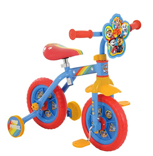 Paw Patrol Bicicleta 2 en 1 de 10 Pulgadas para niños, Unisex, Multicolor, 10inch