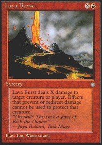 Magic The Gathering - Lava Burst - Ice Age