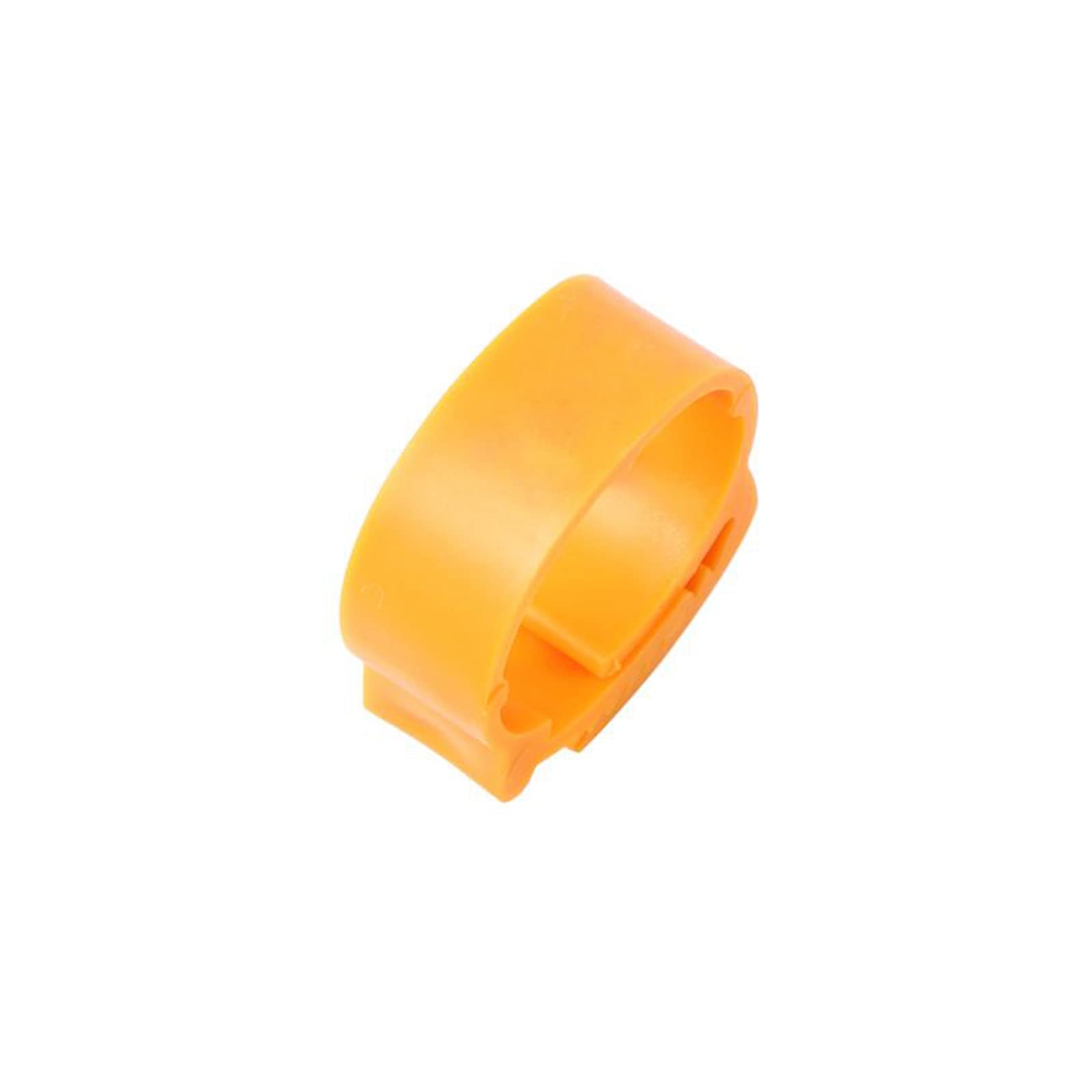 Obrączki na nogi kurczaków, Pierścionki na udka kurczaka 700 szt. Wielokolorowe średnica wewnętrzna 2-2,4 cm Regulowane opaski dla drobiu(Orange)