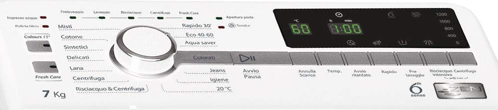Lavatrice Carica dallAlto ZEN TDLR 7222BS IT/N 7 Kg A+++ 1200 giri 60 cm Inverter Lavatrice Carica dallAlto ZEN TDLR 7222BS IT/N 7 Kg A+++ 1200 giri 60 cm Inverter