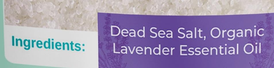 Natural Elephant Dead Sea Lavender Bath Salt Bathing and Foot Soak for Relaxing and Nourishing- 100% Pure with Organic Lavender Essential Oil - Medium Coarse Grain (1 lb (16 oz) Bag) - Image 7