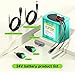 Mspalocell 24V 4Ah Rechargeable Lithium Replacement Battery with Charger Bare Leads Wires Compatible for 24V Devices,DIY Bluebooth Speaker,DIY Projects (6S2P Battery)