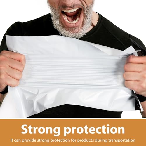 Image of Metronic Poly Mailers 24x24 100PC White, Extra Large Shipping Bags Mailing Envelopes with Strong Adhesive, 2.5Mil Thick Mailers Poly Bags for Shipping, Mailing Bag Packaging Bag for Small Business