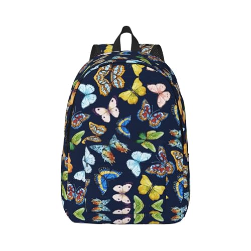 Sac à dos papillon pour enfants mini cartable d'école mixte pour voyage et maternelle