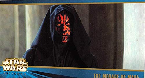 Darth Maul trading card Star Wars 2000 Topps Wide Vision #73 Sith Lord Ray Park