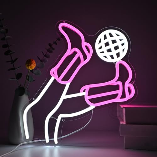 Image of Planzo Cowgirl Boots Disco Ball LED Neon Light Sign Girl Party Wall Decor | Western Cowboy Decoration, Bedroom Game Room Man Cave Wall Sign Decor, Wedding Birthday Christmas Gift, Pink 12.2 inch X13.8 inch USB