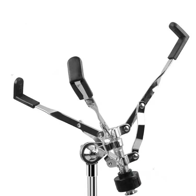 HYBIZEJZ Concert Snare Drum Stand Adjustable Snare Drum Stand for 10'' - 14'' Dia Drums with 14.2 - 22.8 Inches Height Range