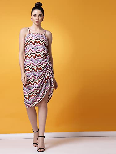 Image of OOMPH! Women's Crepe Sheath Knee-Length Dress