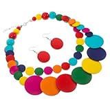 Design distinctif : ce collier présente un design unique qui met en valeur votre personnalité et vous distingue. ras-de-cou en bois massif, style africain