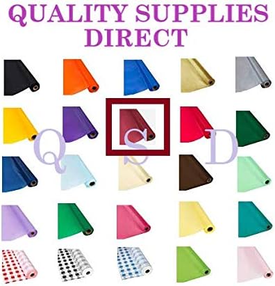 Miniatura 1 de Rollo de plástico para mesa de fiesta, mantel desechable para banquetes (borgoña)