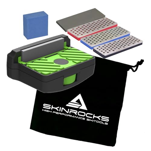 SkinRocks Elite X Edge Kantenschleifer Ski Snowboard Profi Edger Set 85°-90°