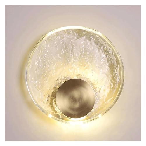 Lámpara de pared de latón de 3000K para iluminar pasillos oscuros con elegancia moderna