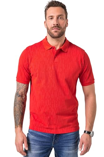 Polo JP 1880 imprimé respirant coupe chemise manches courtes