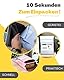 EMBALLAX - 30 Versandtaschen MIT TASCHE FÜR VERSANDETIKETT - 3 Größen S/M/L - WIDERSTANDSFÄHIG/WASSERDICHT - Versandtüten für Kleidung - Warensendung Umschlag für Kartons - Versandbeutel - Danke