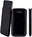 Produktbild Suncase Original Leder Etui kompatibel mit iPhone 13 Mini (5.4") Hülle Tasche Ultra Slim Ledertasche Schutzhülle Case (mit Rückzuglasche) in schwarz