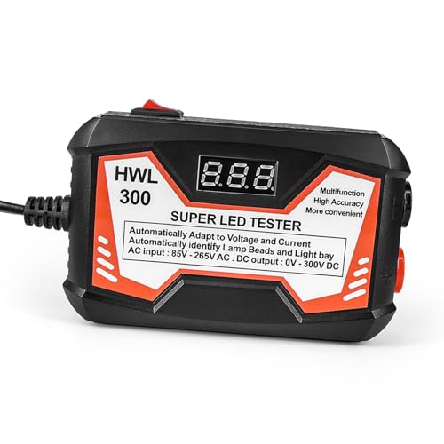 Image of LED Tester 18W 0-300V Output TV Backlight Tester for Repair Inspection Bead Strip Testing AC85V-265V Adaptive Voltage Gray Light Detection Tool for LED Backlight Diagnostics