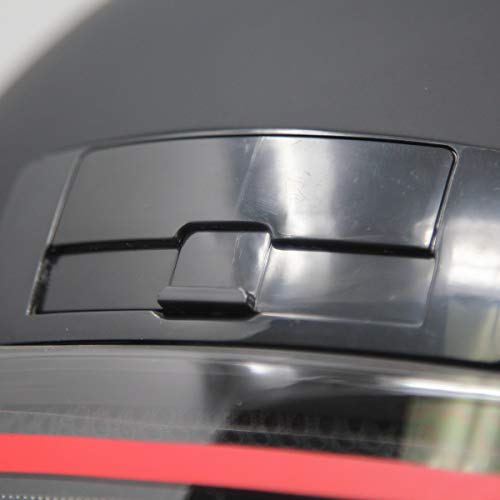 Motorcycle Street Sport Bike Helmet Full Face Helmet FF98 2 Visors Comes with Clear Shield and Free Dark Tinted Shield (Matt Black, M)