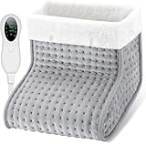 Utilisation Polyvalente : Adapté aux pieds jusqu'à la taille 44, ce chauffe-pieds est un cadeau de Noël idéal pour vos amis et votre famille. Avec son cordon d'alimentation de 250 cm, il peut être placé sur un lit, un canapé ou à côté d'un bureau. Il est parfait pour l'hiver et vous procure de la chaleur pendant les mois les plus froids.