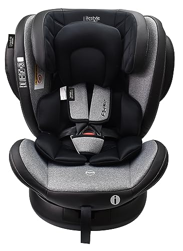 INFANTI | Autoasiento FIX 360 Para Bebé | Para Etapas 0+, 1, 2 y 3 | Lifestyle By Infanti | Negro