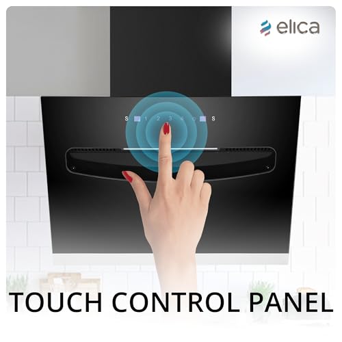 Image of Elica 60 cm 1200 m3 /hr Filterless Kitchen Chimney with 15 Years Warranty (EFL-S607 LTW VMS, Motion Sensor Control)