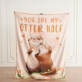 Valentine’s Day Blanket Gift for Her – Romantic Love Throw Blanket, Soft Cozy Flannel Blanket for Wife Girlfriend, Anniversary Christmas Birthday Gift, 50x60 Inch