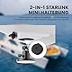 WRQIOO Starlink Mini Halterung Magnet, Starlink Mini Magnethalterung mit Adapter, Magnetische Basis, Verstellbarer Winkel, RV Autodach Magnethalterung(Adapterdurchmesser: 54,5 mm)